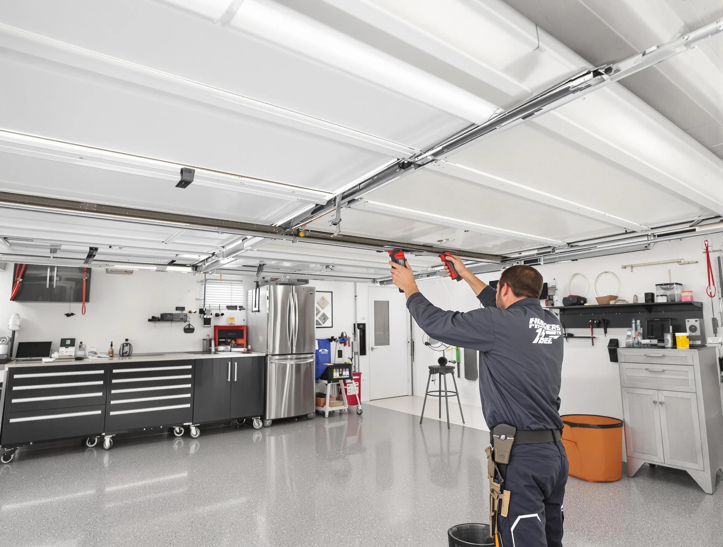 Overhead garage door repair service by South Ogden Garage Door Repair in South Ogden
