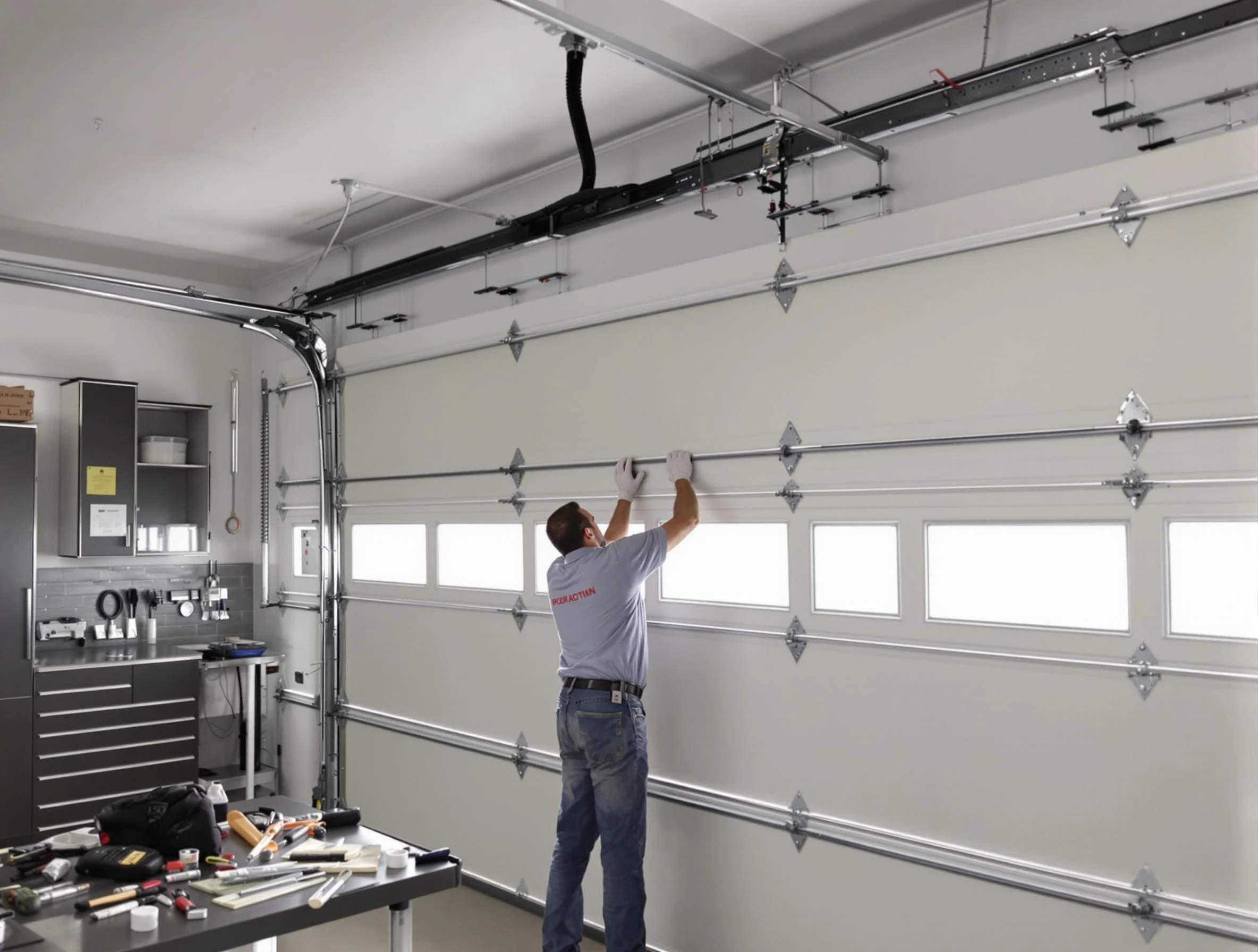 Garage Door Track Repair in South Ogden