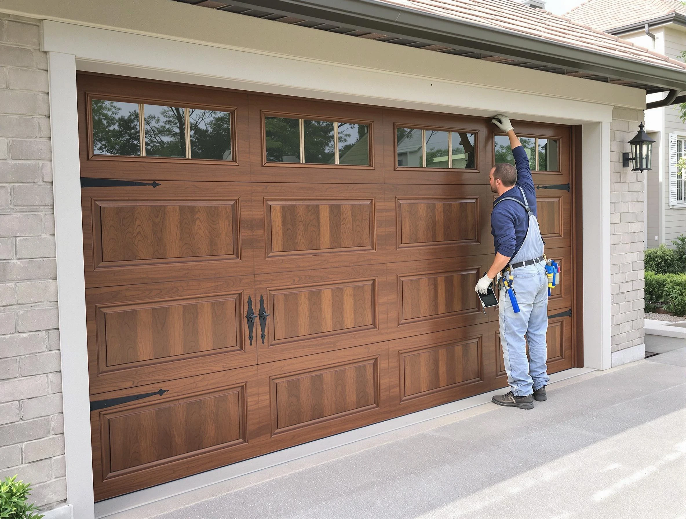 Custom garage door showcase by South Ogden Garage Door Repair in South Ogden