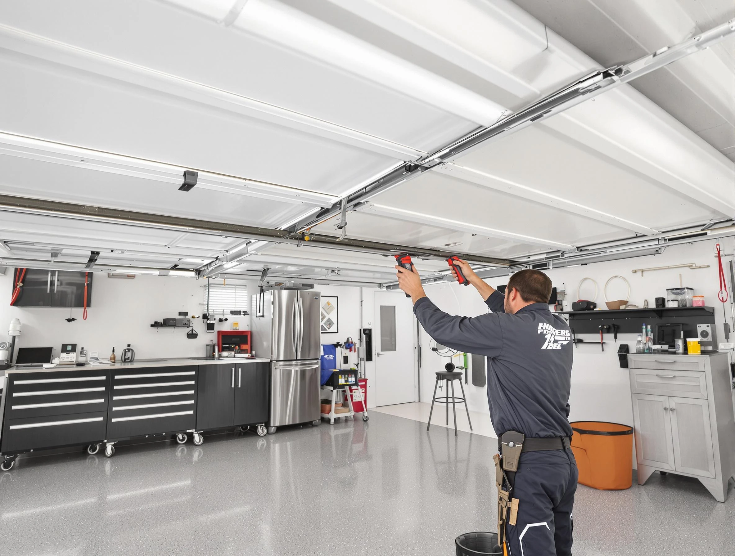 Overhead garage door repair service by South Ogden Garage Door Repair in South Ogden